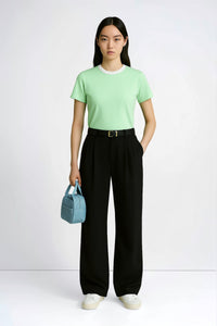 Contrast Collar T-Shirt