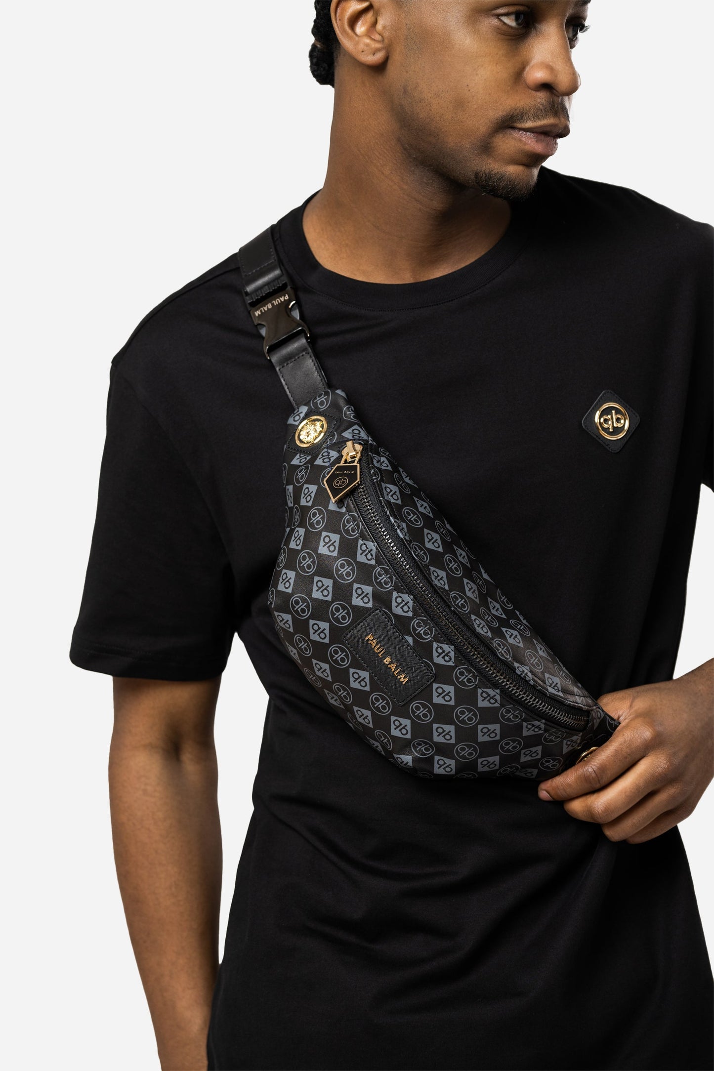 Belt Bag Monogram Grey Gold
