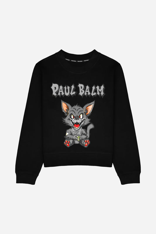 Kanye the Black Cat Embroidery Sweatshirt - Limited to 300