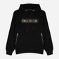 Hoodie PAUL BALM Metall Patch Gold/Schwarz