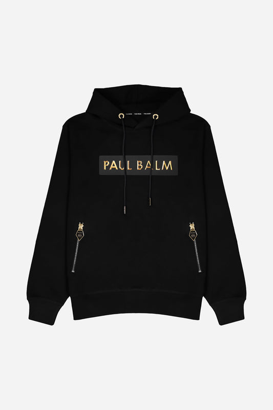 PAUL BALM Metal Patch Hoodie