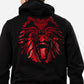 Hoodie PAUL BALM Metall Patch Gold/Rot