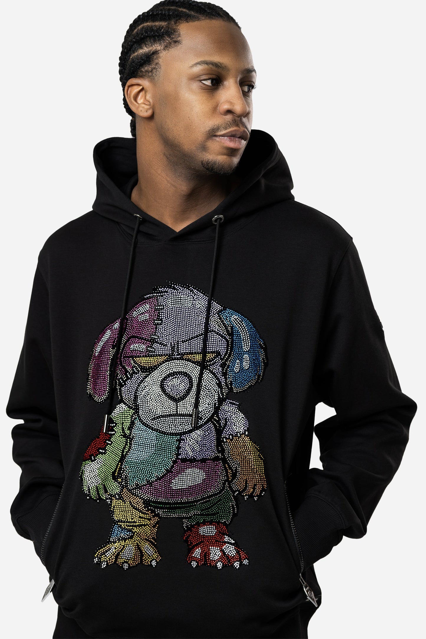 Crystal Rainbow Teddy Hoodie - Limitiert auf 300