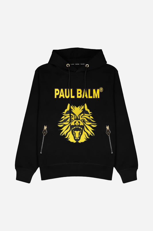 Yuki Logo yellow Embroidery Hoodie