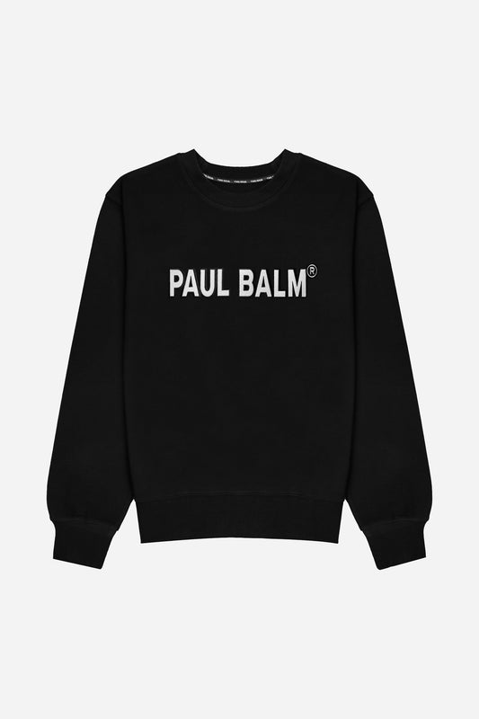 PAUL BALM Embroidery white Sweatshirt
