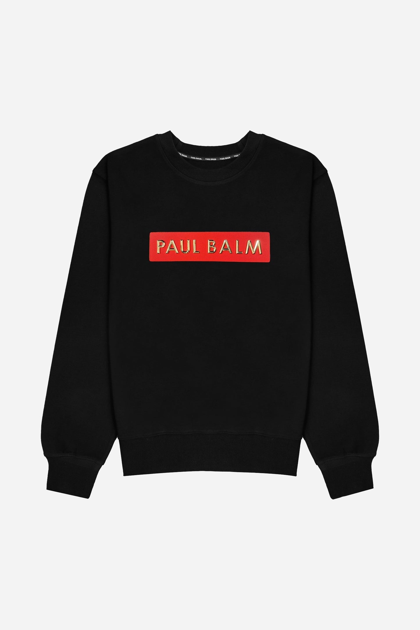 PAUL BALM Metal Patch gold/red Sweatshirt