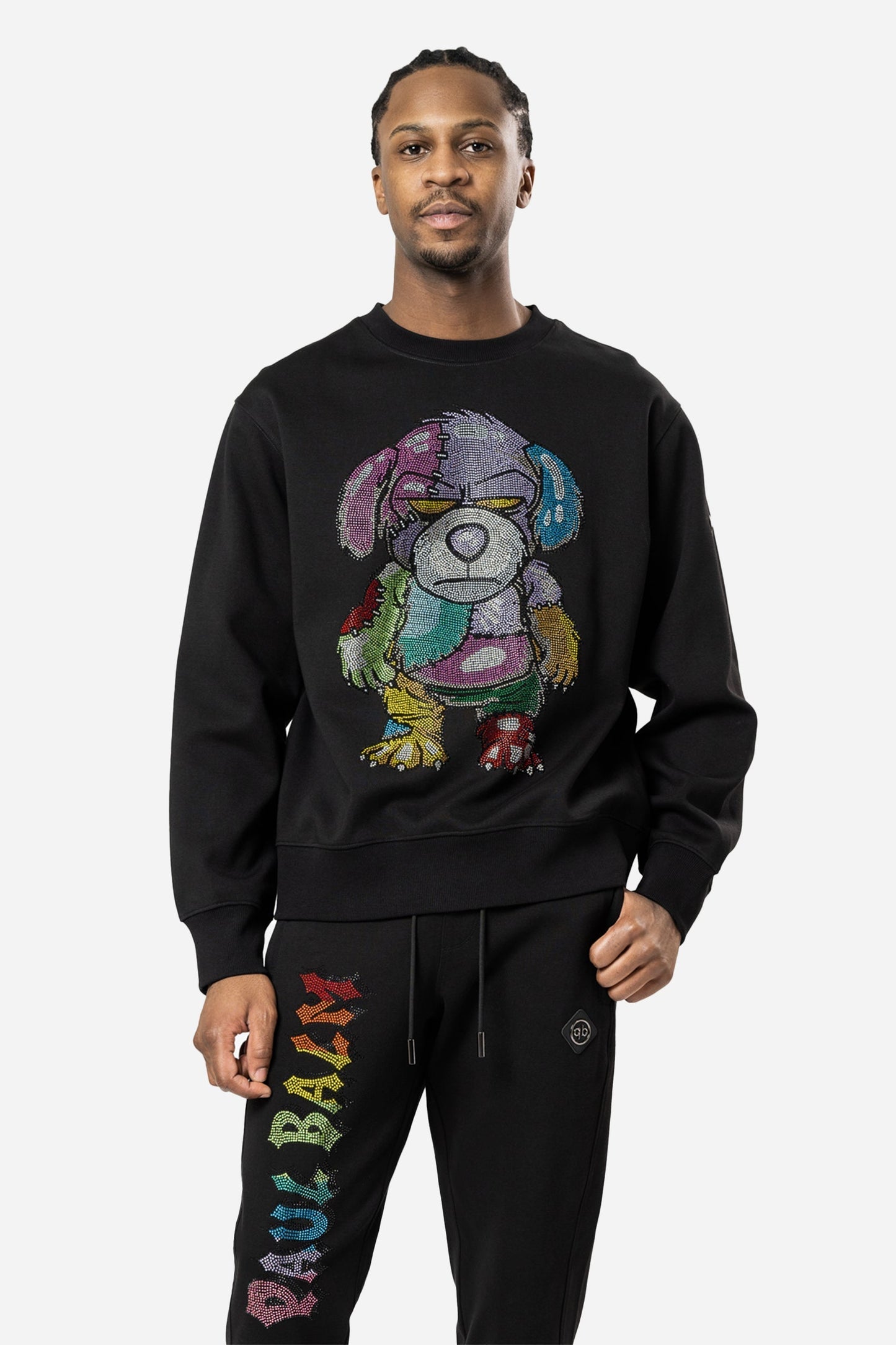 Rainbow Teddy Rhinestones Sweatshirt - Limited to 300