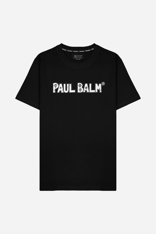 Tshirt PAUL BALM Scull Schrift Stick