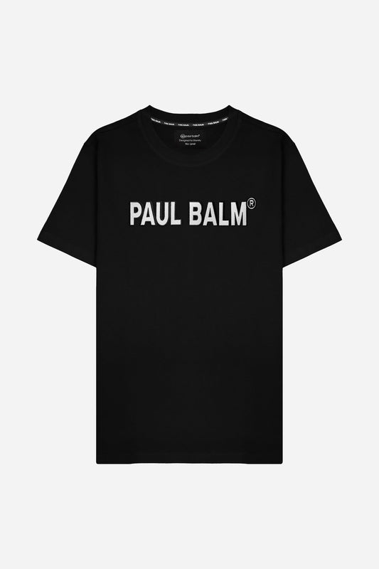 PAUL BALM Embroidery white Tshirt