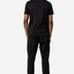Tshirt PAUL BALM Metall Patch Gold/Schwarz