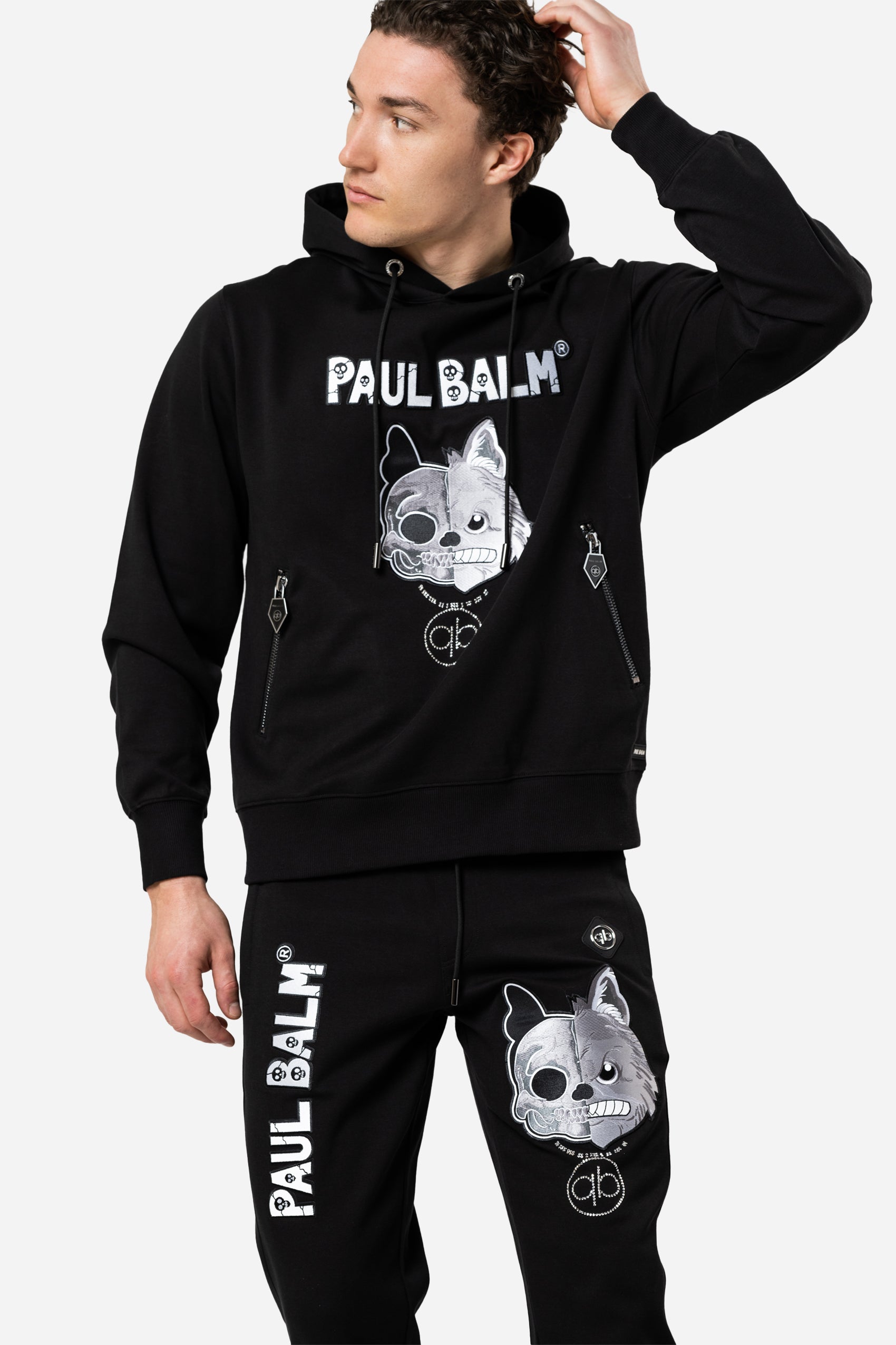Paul Balm:  Scull Embroidery Hoodie - Limited to 300