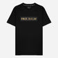 Tshirt PAUL BALM Metall Patch Gold/Schwarz