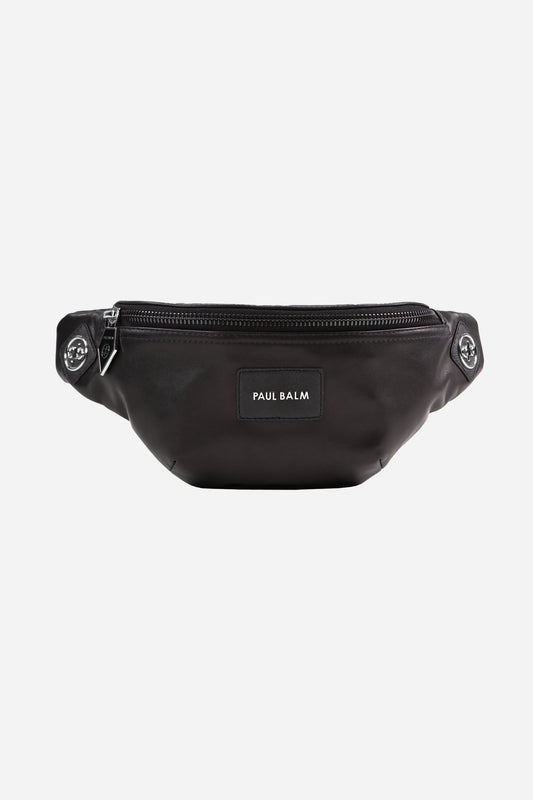 Gürteltasche Silber/Schwarz