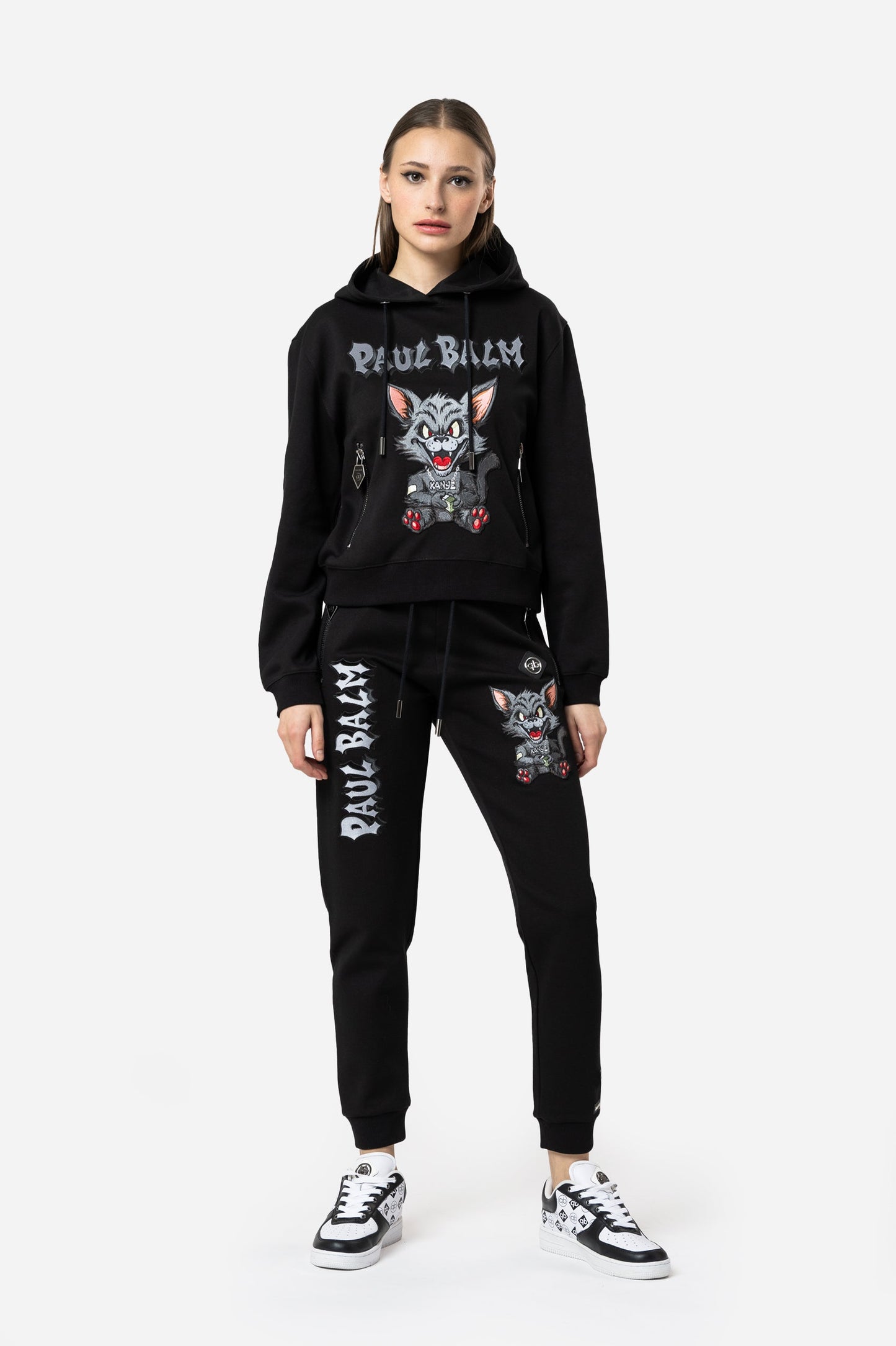 Kanye the Black Cat Embroidery Hoodie - Limited to 300