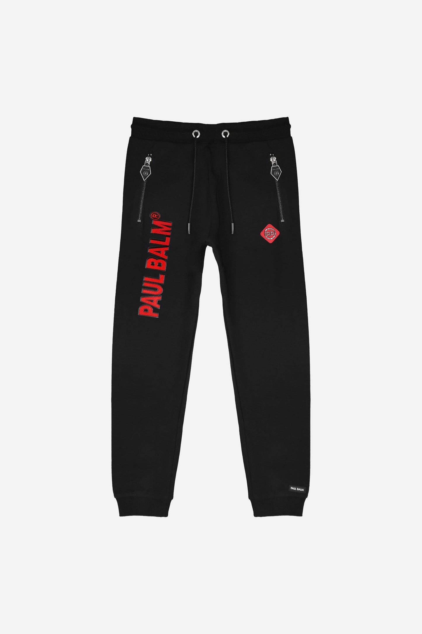 PAUL BALM Embroidery red Pants
