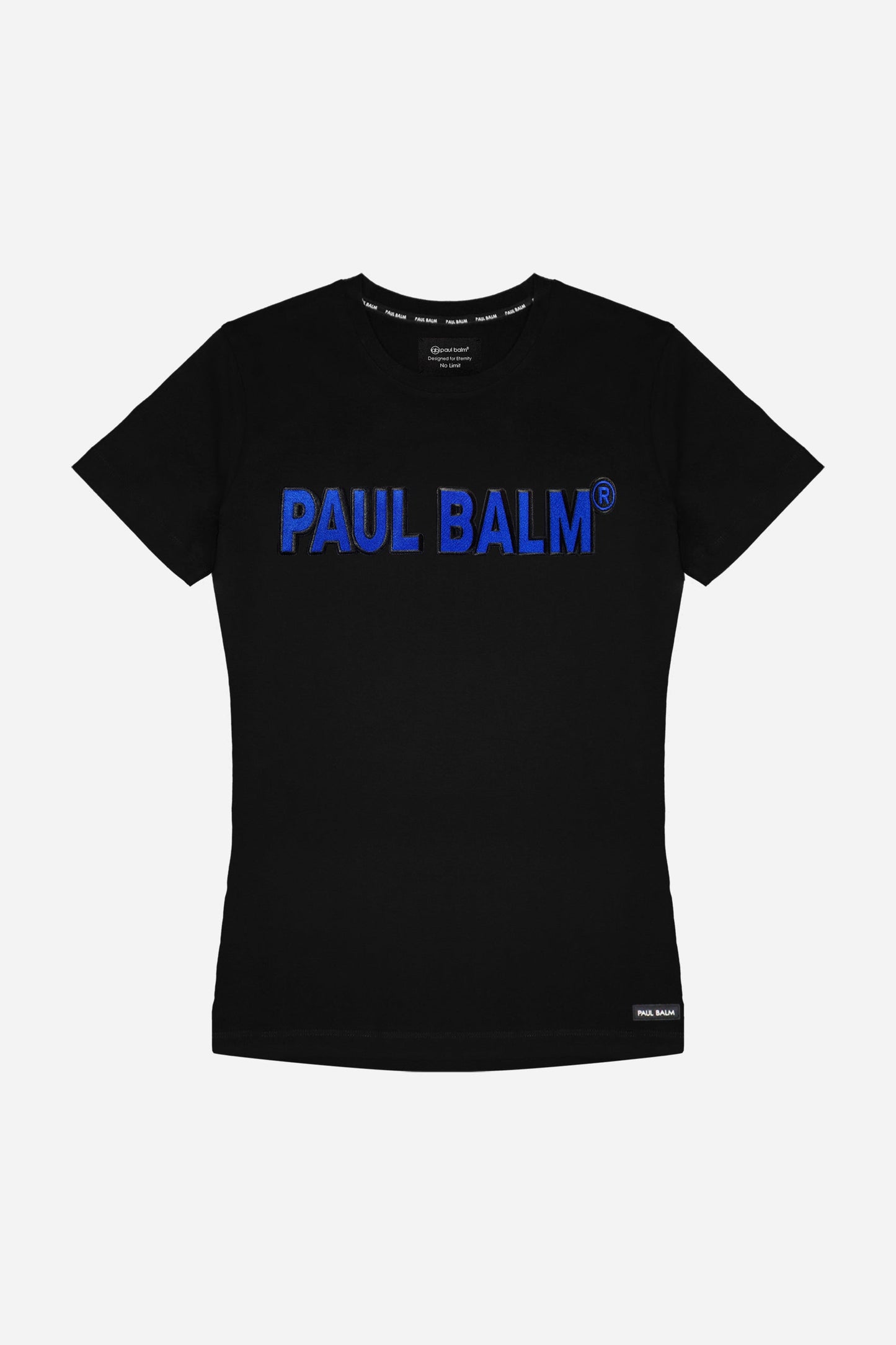 PAUL BALM Embroidery blue Tshirt