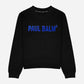 PAUL BALM Embroidery blue Sweatshirt