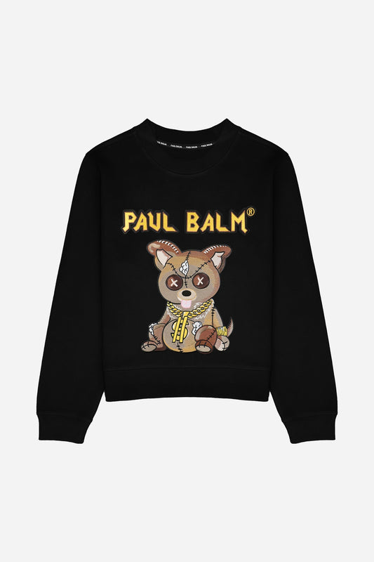 Teddy brown Embroidery Sweatshirt - Limited to 300